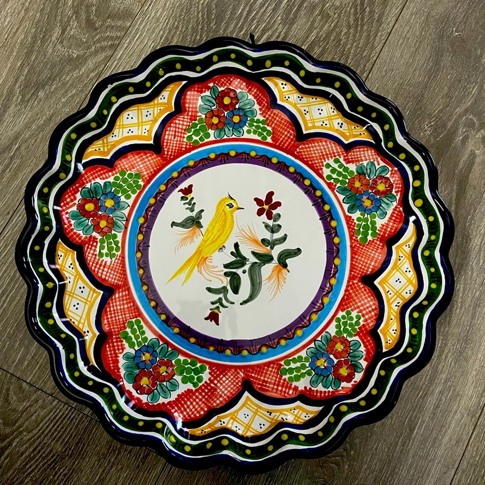 Tazavera Mexican Ceramic Plate